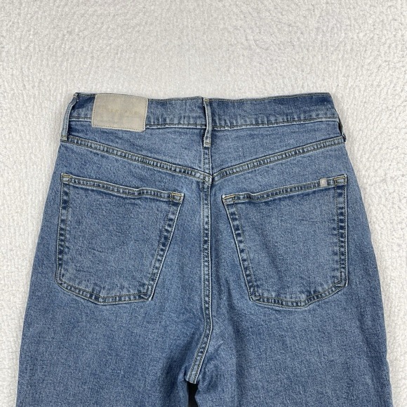 Everlane Jeans Womens 27 Blue Original Cheeky High Rise Straight Leg Casual Pant - Picture 14 of 16